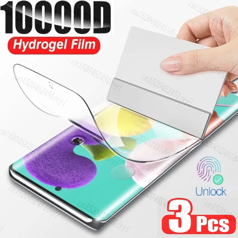 

3PCS Hydrogel Film For Samsung Galaxy A01 A11 A21 A31 A41 A51 A71 A81 A91 M11 M21S M31S M51 Screen Protector Protective Film