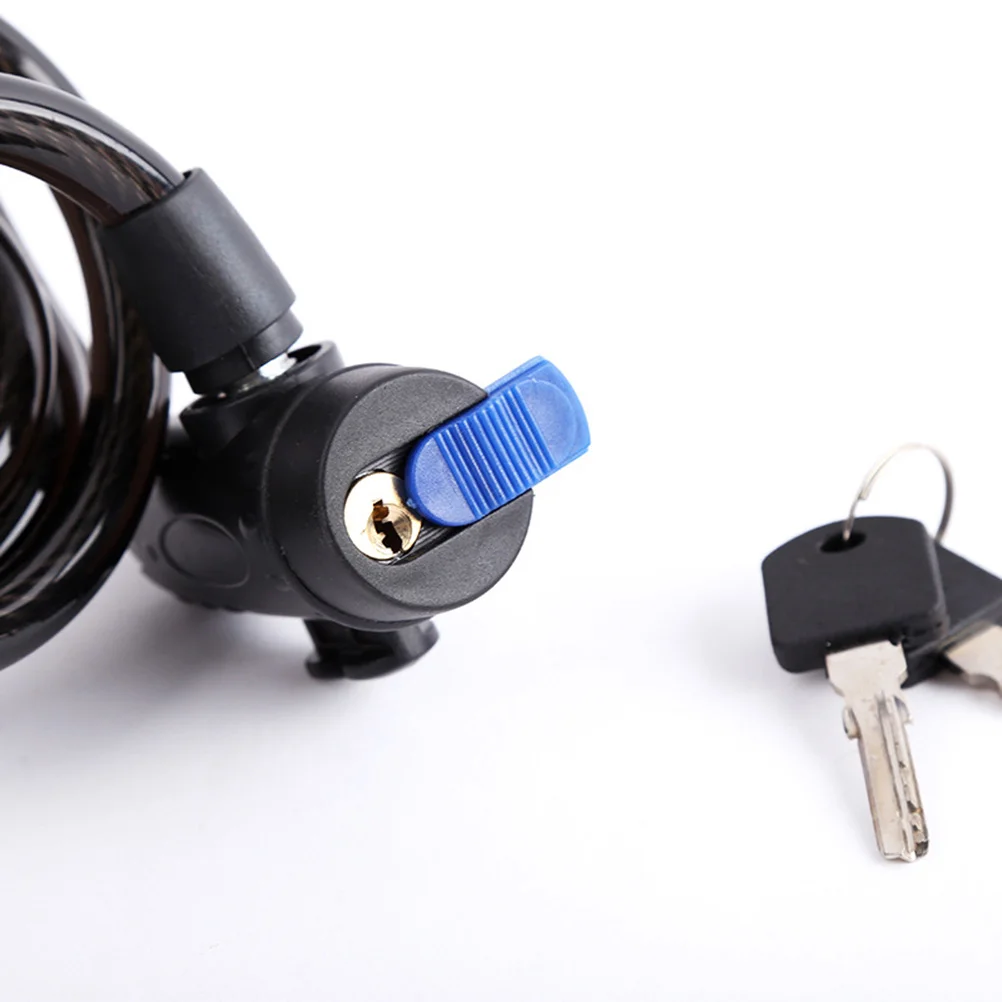 Universal Black Chain Lock Portable Bike Locks Ring Mountain Bikes Anti-Theft Tools |