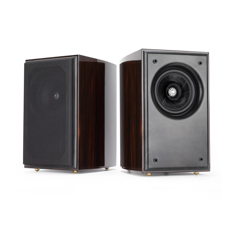 

5 In 1 Round Hifi Stereo Theater 2.1 Pair Passive Bookshelf Speaker