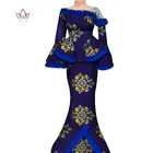 Африканская одежда, женский костюм с расклешенными рукавами, длинные Дашики, вечерние платья, халаты, комплекты из 2 предметов, топ и юбка 2021 г., Africaine Femme WY060