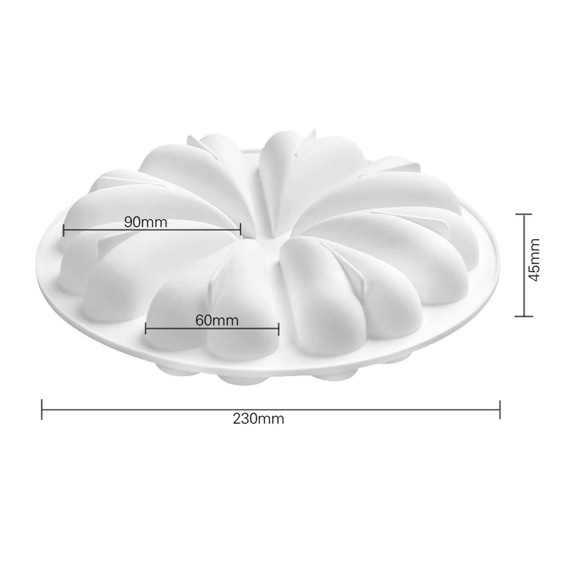 Силиконовая форма в форме сердца формы для выпечки торта мусса силиконовые
