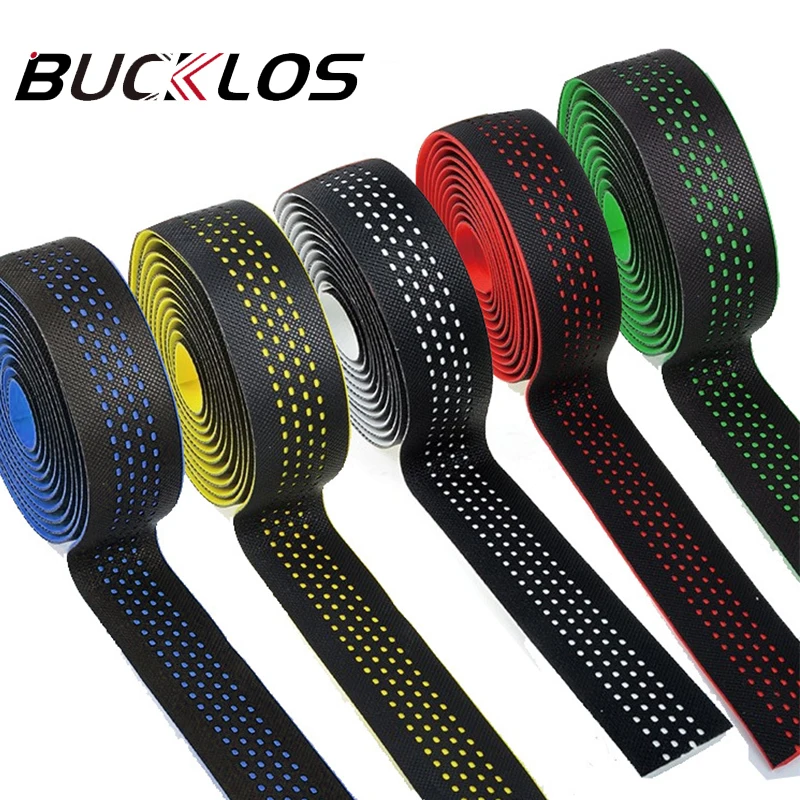 

Шоссейная велосипедная лента BUCKLOS, прочная вибрационная демпфирующая Антивибрационная лента для руля из ЭВА, полиуретана, лента для руля, л...