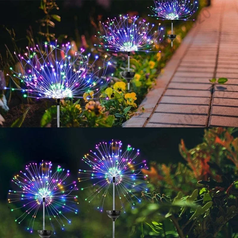 

Outdoor Garden Decorative Light Solar Lamp Festoon Led Light Firework Lights Garden Decoration Solar Lamp Street Garland
