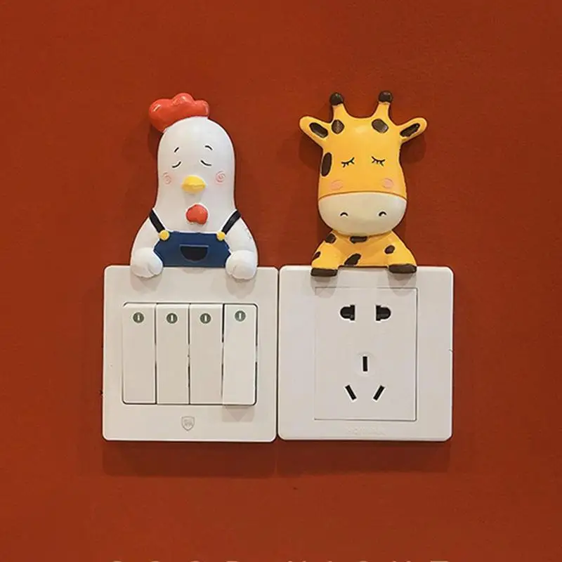 

Cartoon Light Switch Stickers Light Switch Stickers Cartoon Decals Stickers For Bedroom Wall Decor Playing Room Wall Decorations