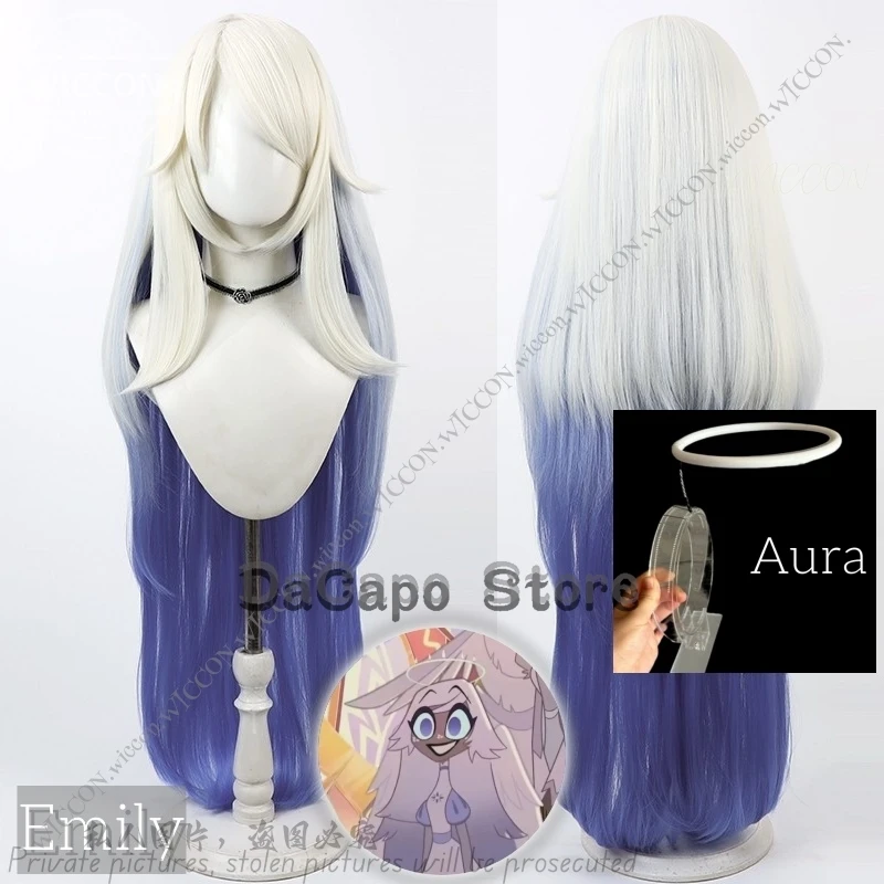 Женский парик для косплея Эмили Хэллоуин 100 см