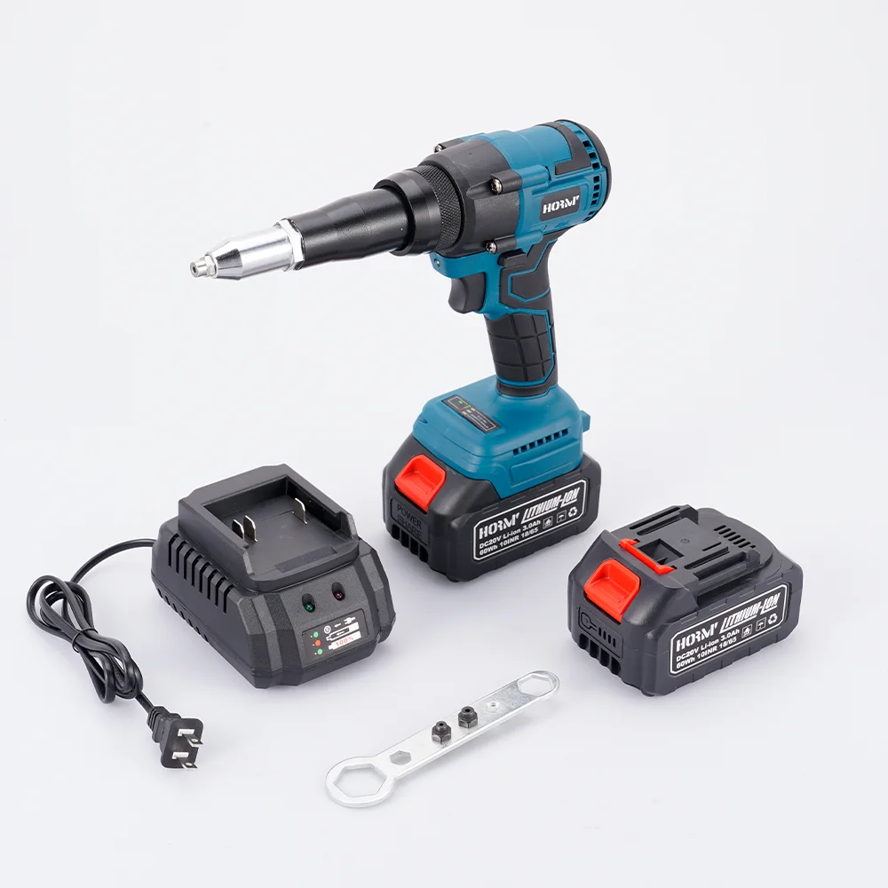 

Brushless Electric Rivet Gun Cordless Rivet Nut Gun With LED Light Power Display Automatic Nut Riveting Tool For Makita Battery
