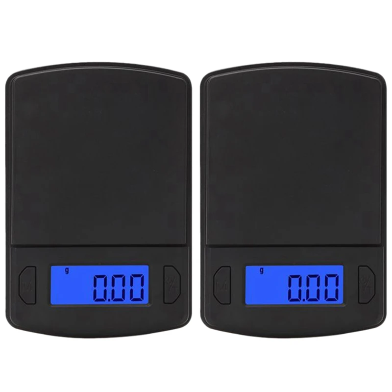 

2X Mini LCD Electronic Digital Pocket Scale 300Gx0.01G Jewelry Gold Weighting Gram Balance Weight Scales Small