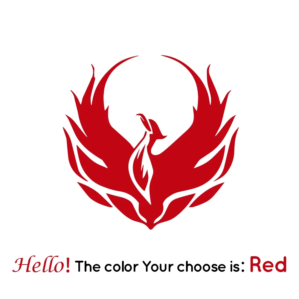 

Красочные животные Феникс Автомобильная наклейка Водонепроницаемая самоклеящаяся искусственная наклейка на крышку с царапинами автомобильное украшение