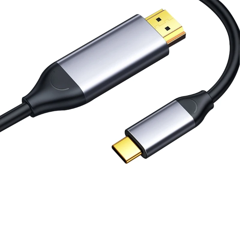

Новинка 2022, адаптер с USB C на HDMI, алюминиевый высокоскоростной адаптер концентратор USB Type C 4K (4K @ 30 Гц)