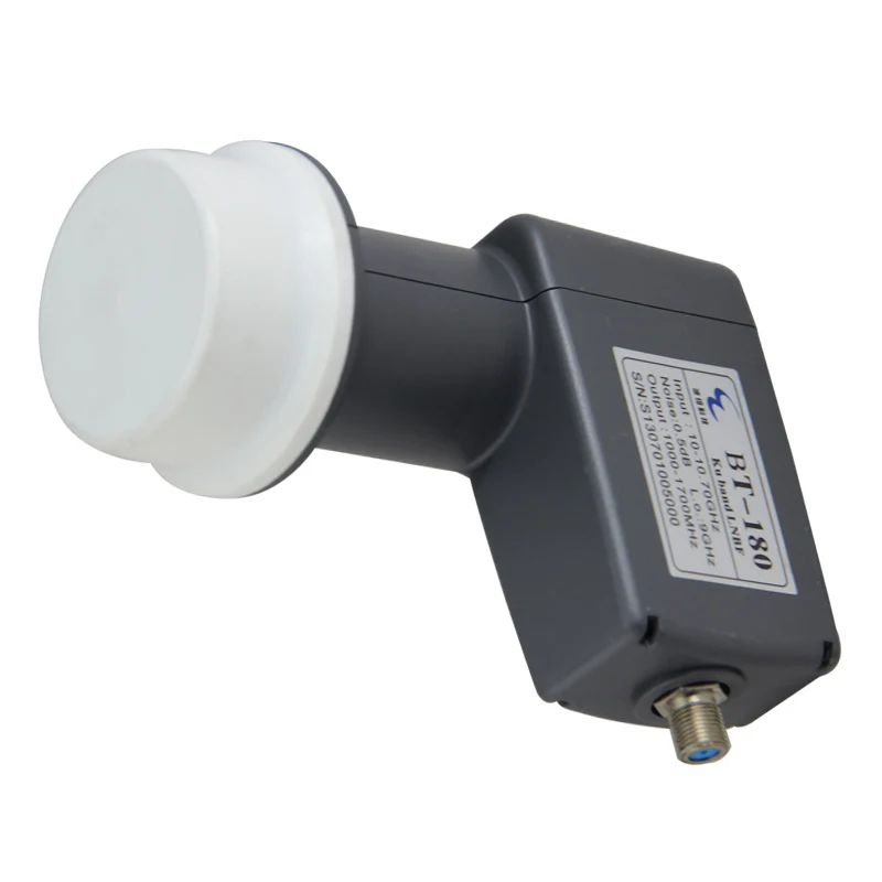 Одноканальный КУ диапазон LNB водонепроницаемый хорошая цена серого цвета смещенная антенна тарелка для Smart TV спутникового приемника MINI Digital on.