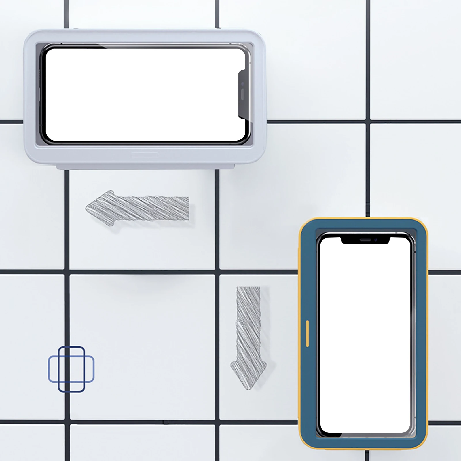 

Настенный держатель для телефона, водонепроницаемый, с поворотом на 360 градусов