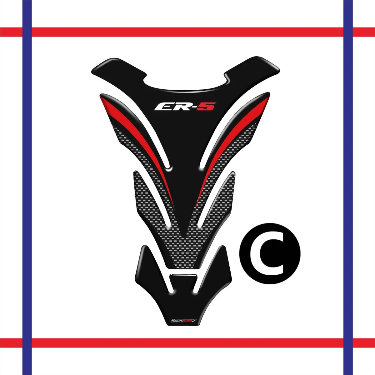 3D мотоциклетный бак защитная наклейка чехол для KAWASAKI ER-5 ER5 ER500