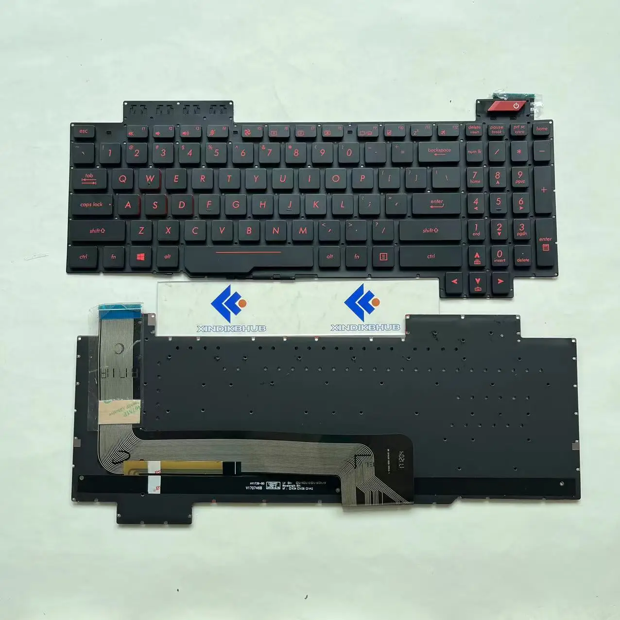 XIN-Russian-US-UK раскладка Подсветка клавиатуры ноутбука для ASUS ROG FX503 FX503V FX503VM FX503VD FX63 FX63V