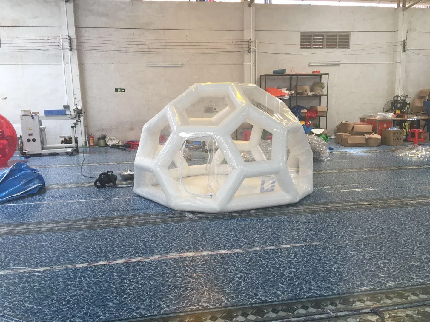 Герметичная уличная надувная палатка для отеля сферическая прозрачная