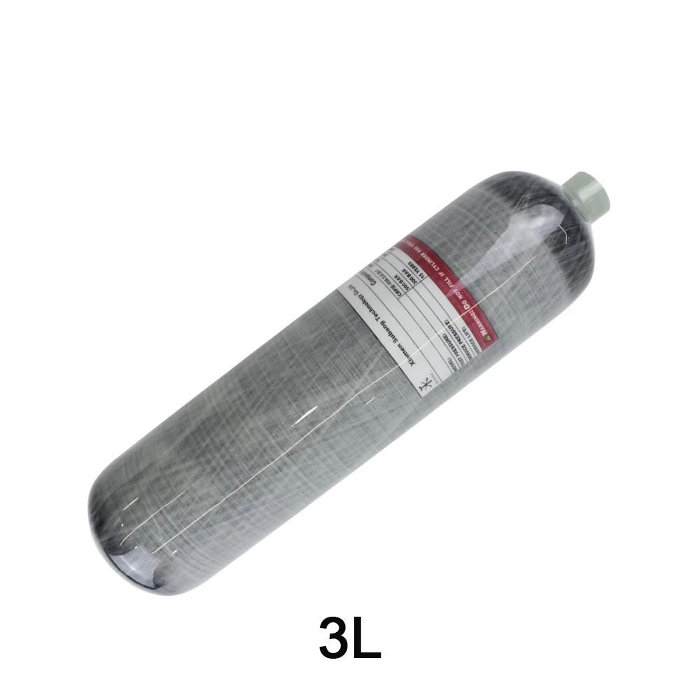 Цилиндр из углеродного волокна TUXING 0.5L 2L 3L 4500Psi 300Bar для подводного плавания -