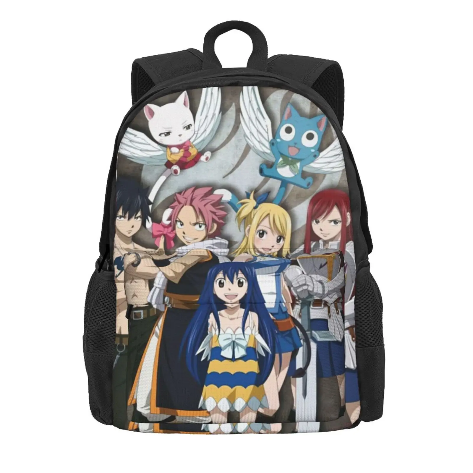 

Школьные ранцы Fairy Tail для мужчин и женщин, сумки-тоуты для школы, мужские и женские портфели