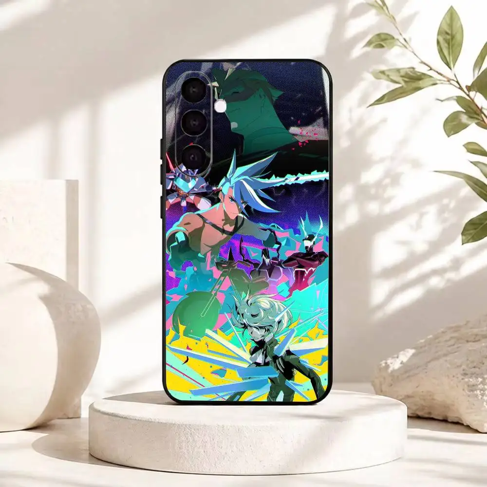 Фото Аниме P-Promare Черный Мягкий Силиконовый Чехол Для Телефона Samsung Galaxy A73 A72 A71 A70 A53 A52 A51 №5