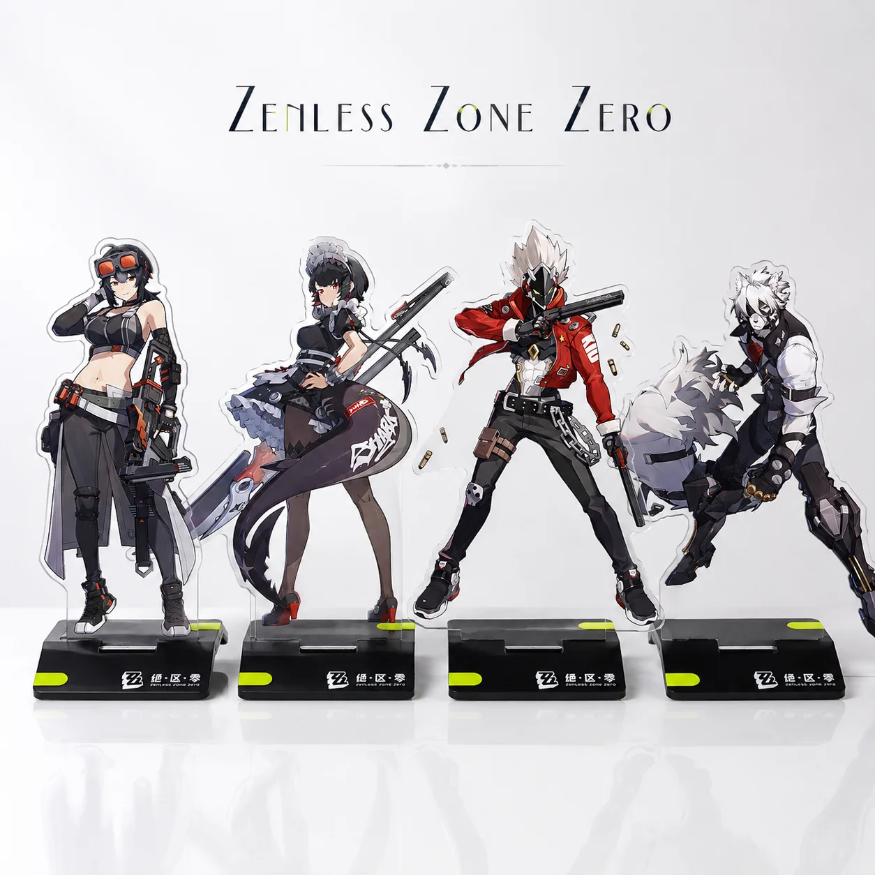 Фото Акриловая подставка Zenless Zone Zero: фигурки Эллен, Джо, Рины, Грейс, Билли, Вон Лайкаон, настольное украшение, коллекционный аниме-сувенир, брелок для ключей №1
