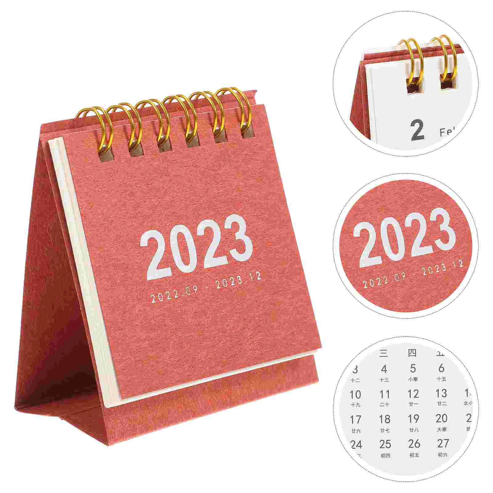 

Calendar Desk Mini Desktop Paper 2022 Office Calendars Monthly Pad Weekly Planner Pocket Home Stuffers Stocking Christmas Up