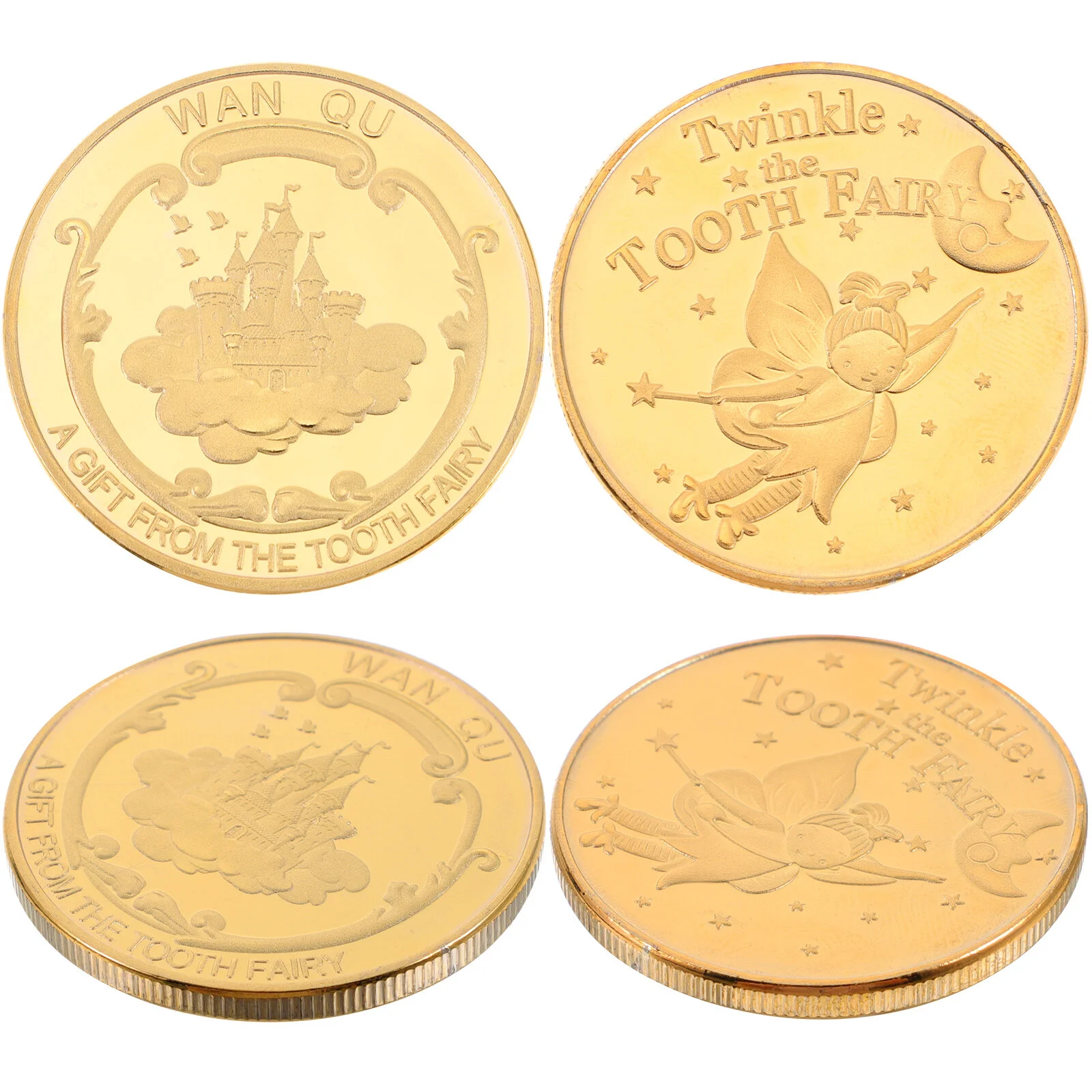 

Children's Products Kids Supply Small Tooth Souvenir Coin Round Craft Lovely Decor
