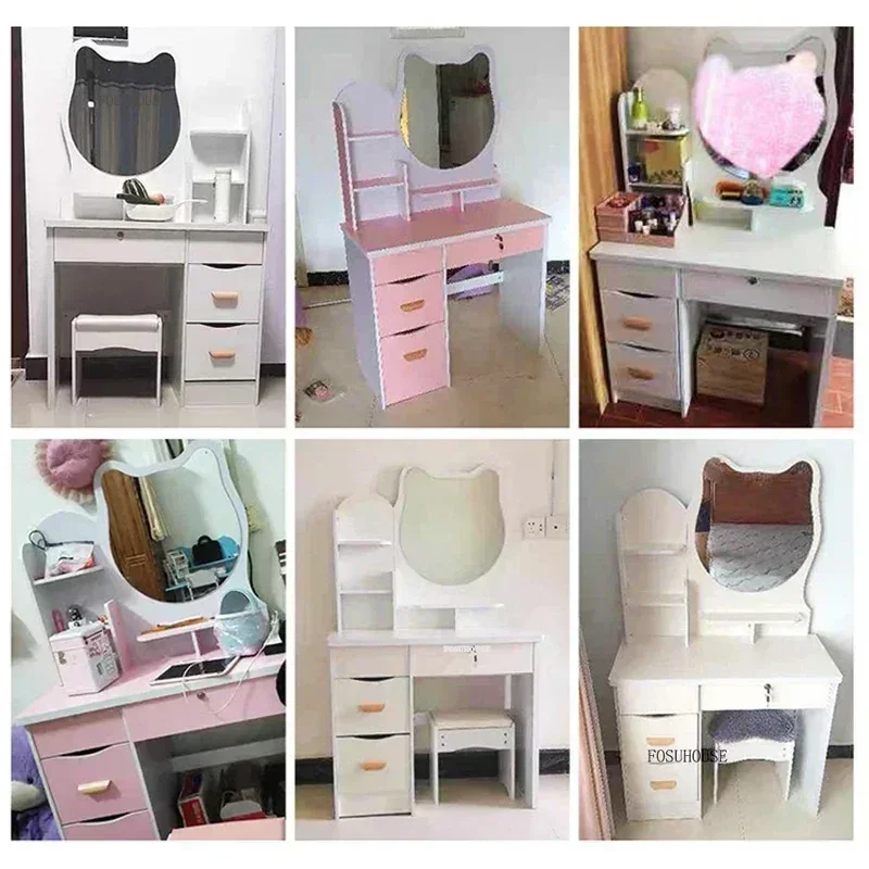 Роскошные туалетные столики с раздвижным зеркалом многофункциональные для