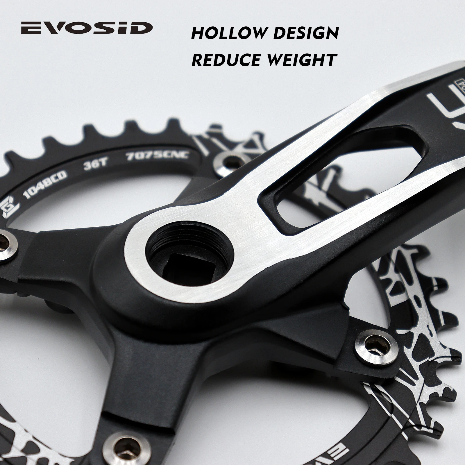 Сверхлегкая Шатунная Система Для Горного Велосипеда 104 BCD Звездочка С Квадратным