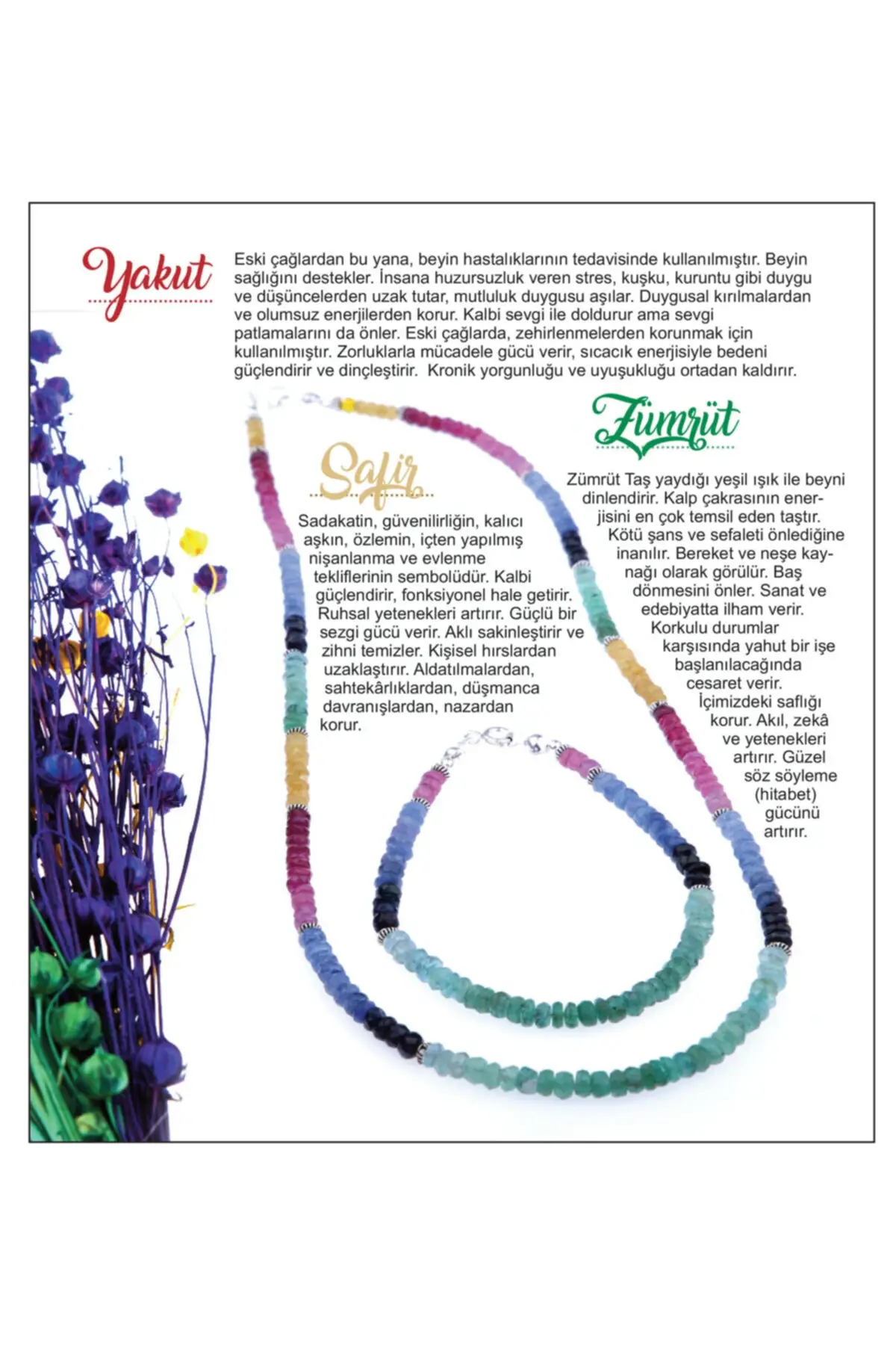 

Женская бижутерия, ожерелье и браслет из натурального камня, ювелирные изделия-Изумрудный сапфировый Рубин