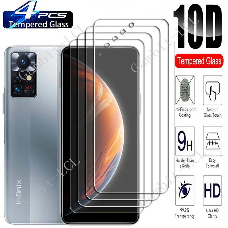 

Защитное закаленное стекло для Infinix ZERO X Pro ZEROX XPro ZEROXPro ZEROX Neo X6810 X6811, 4 шт.