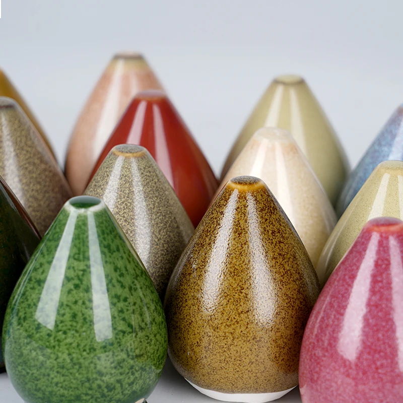 

500ML 9 Colors Medium Temperature Kiln Art Glaze Handmade DIY Ceramic Color Safe Bright Pigment 1200-1250℃