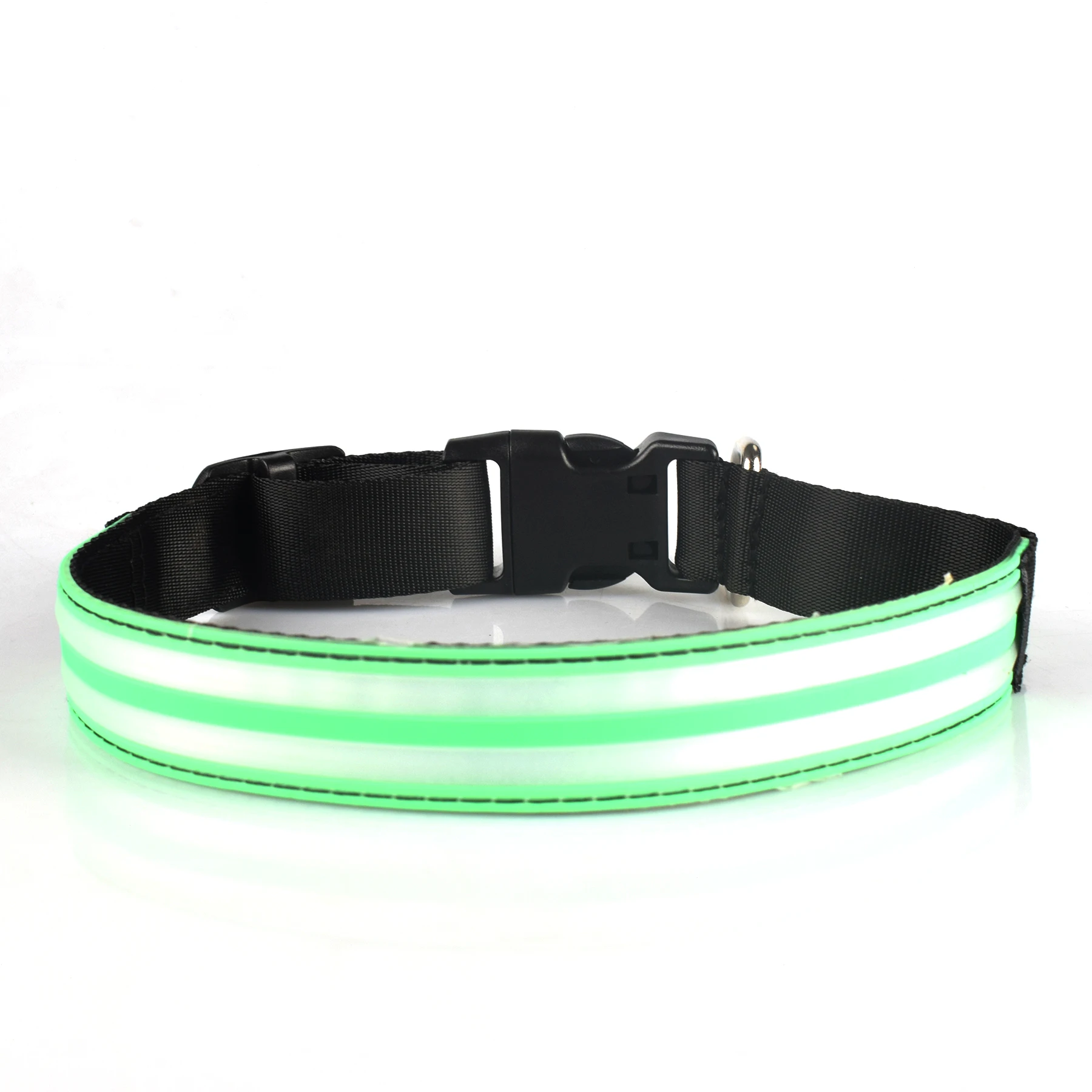 

USB Rechargeable LED Lights Dog Pets Collars Nylon Adjustable Glow In Night Pet Safe Luminous Flashing Necklace Pet Supplies