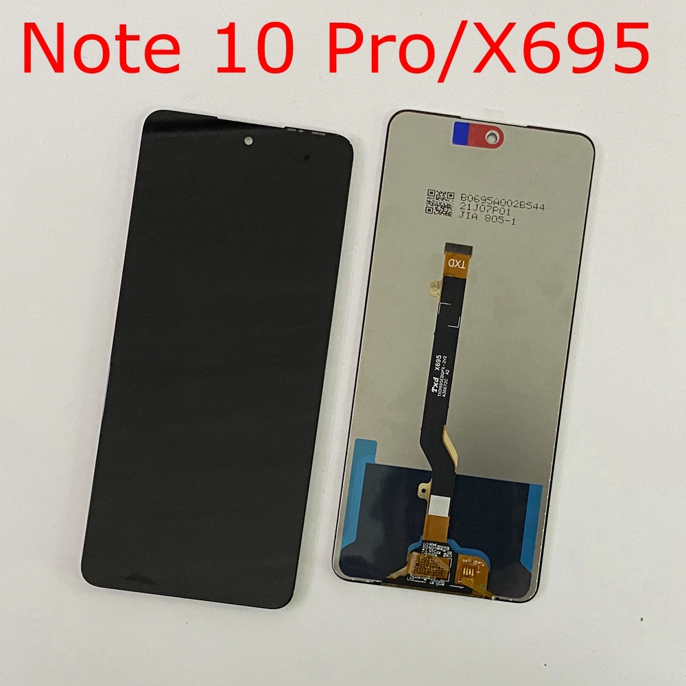 6 95-дюймовый протестирован для Infinix Note 10 Pro X695 ЖК-дисплей с цифровым