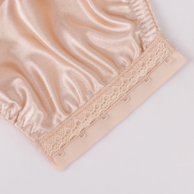 Women's Seamless Front Closure Wireless Non Padded Full Figure Racerback Plus Size Minimizer Bra 34 36 38 40 42 44 B C D DD E F