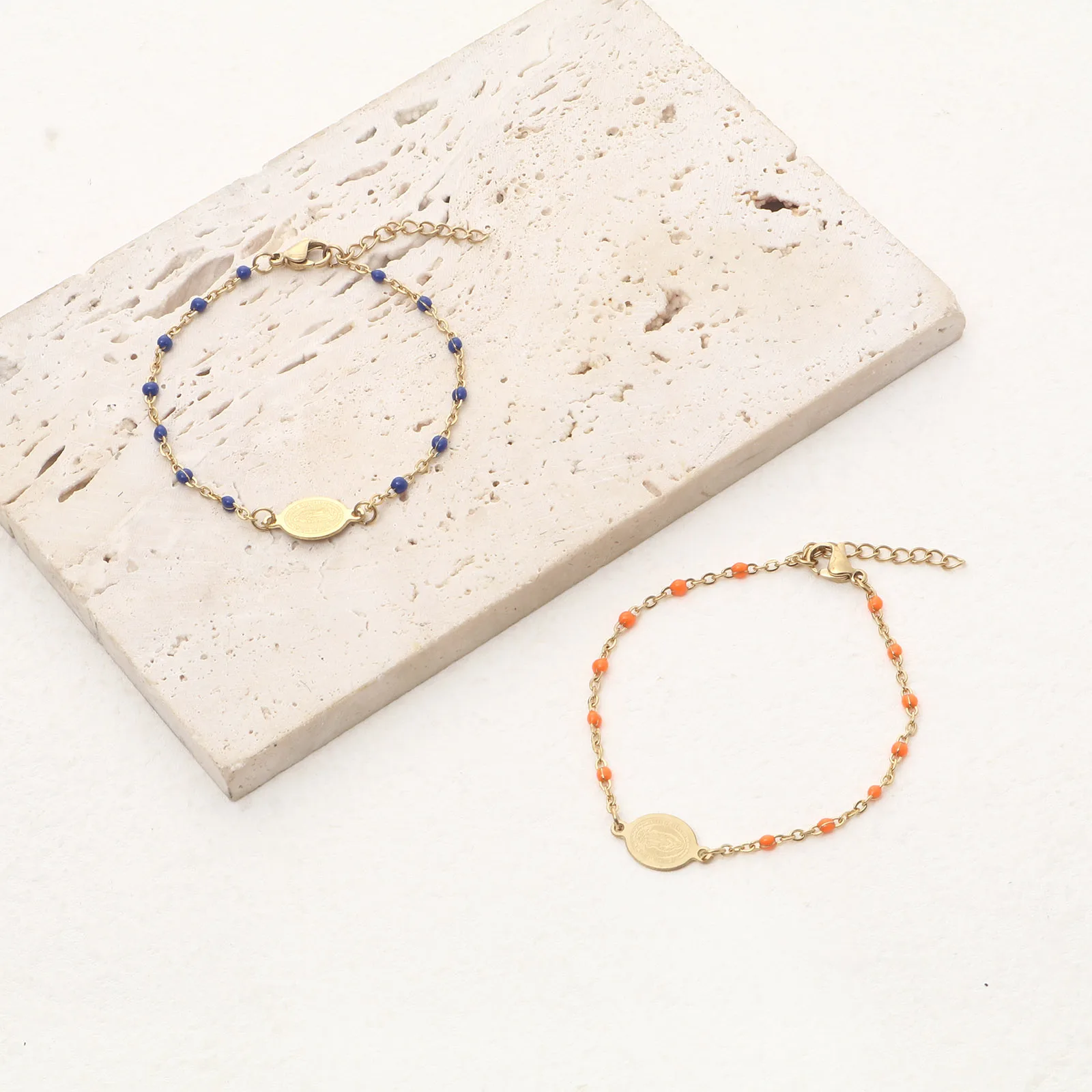 1 шт. эмалированный браслет из нержавеющей стали 304