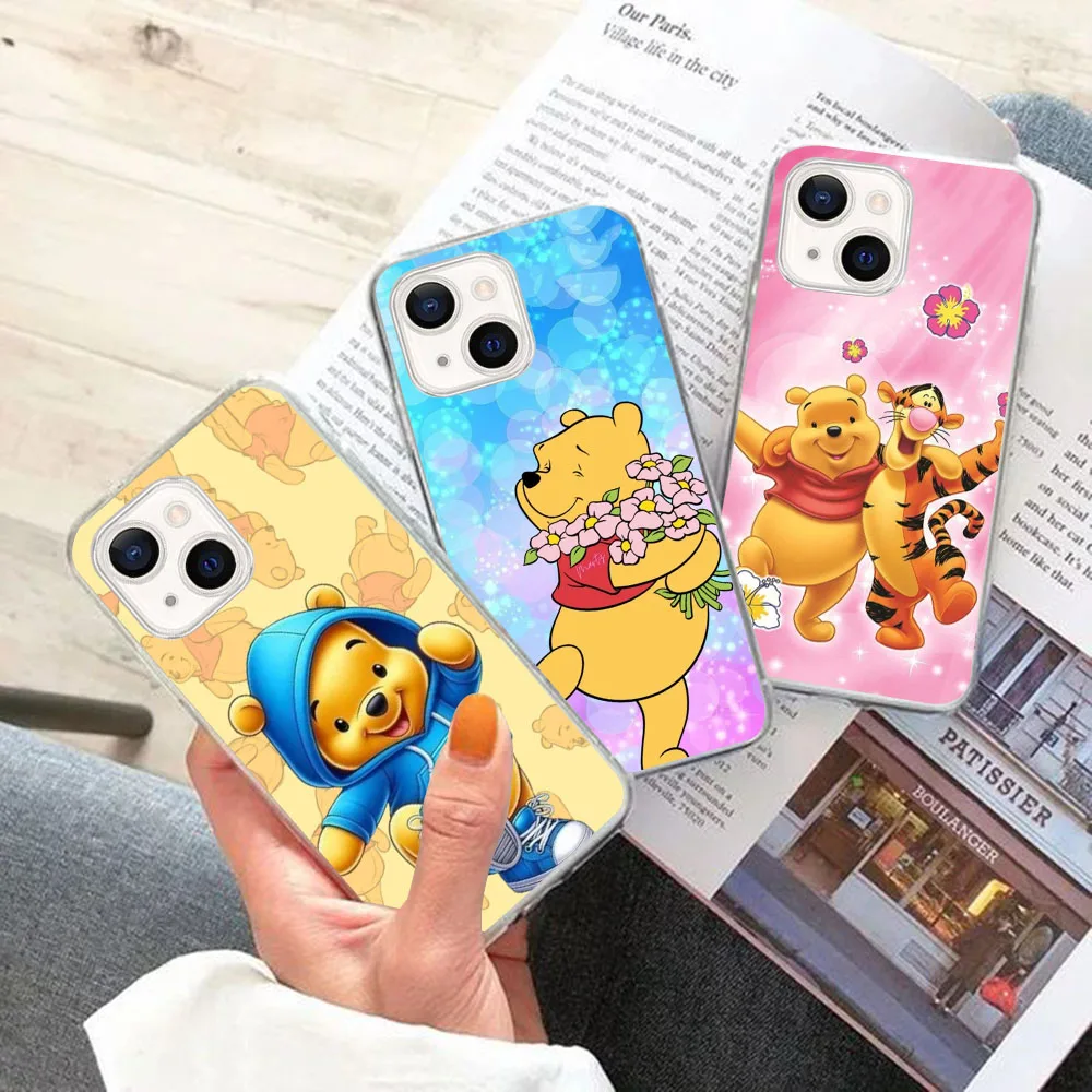 Прозрачный чехол для Samsung A25 A31 A50S A30S A72 F23 M23 M54 Note 10 20 S20 S21 25 FE Ultra Lite Pro Plus KD-37 Tigger Winnie