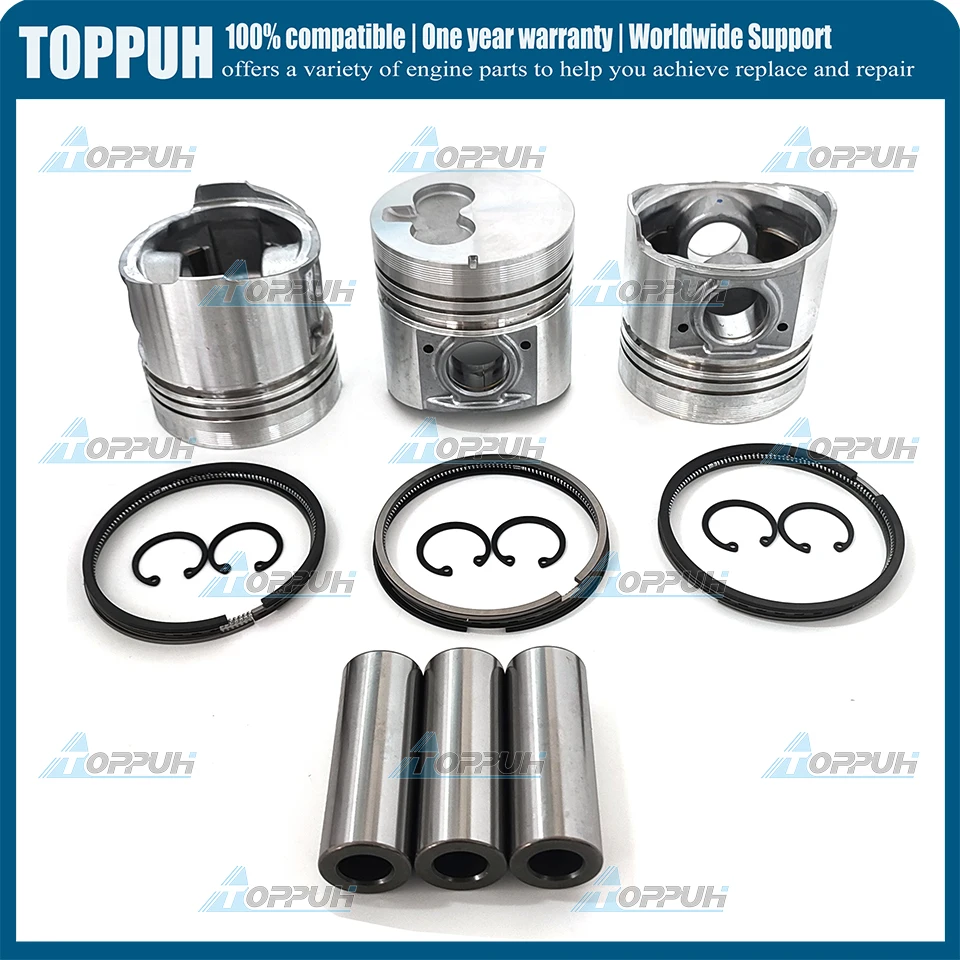 Комплект для капитального ремонта двигателя 3KR1 экскаватора Isuzu 3KR1-EA14 Hitachi EX20 EX22