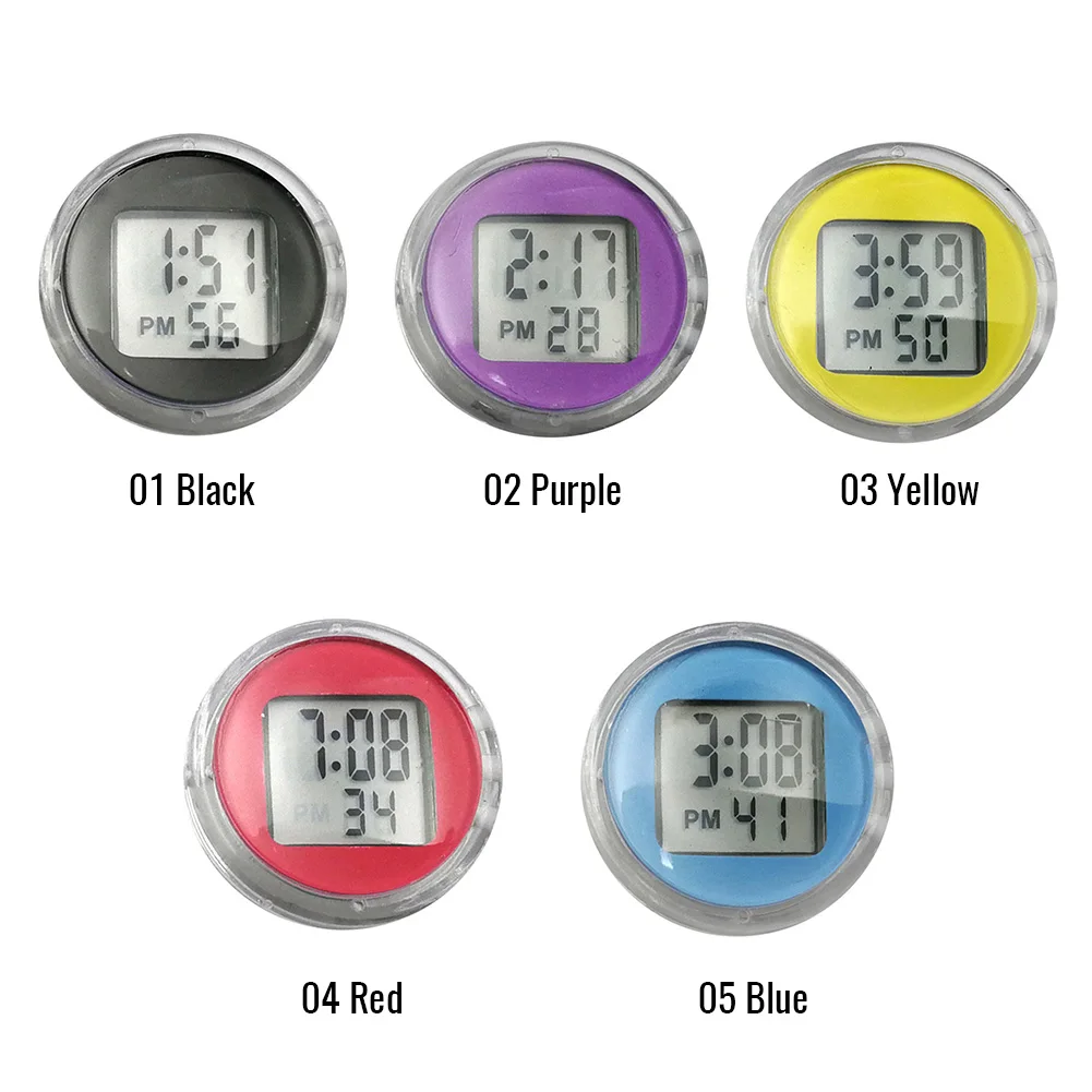Мини-прецизионные мотоциклетные часы водонепроницаемые с цифровым дисплеем