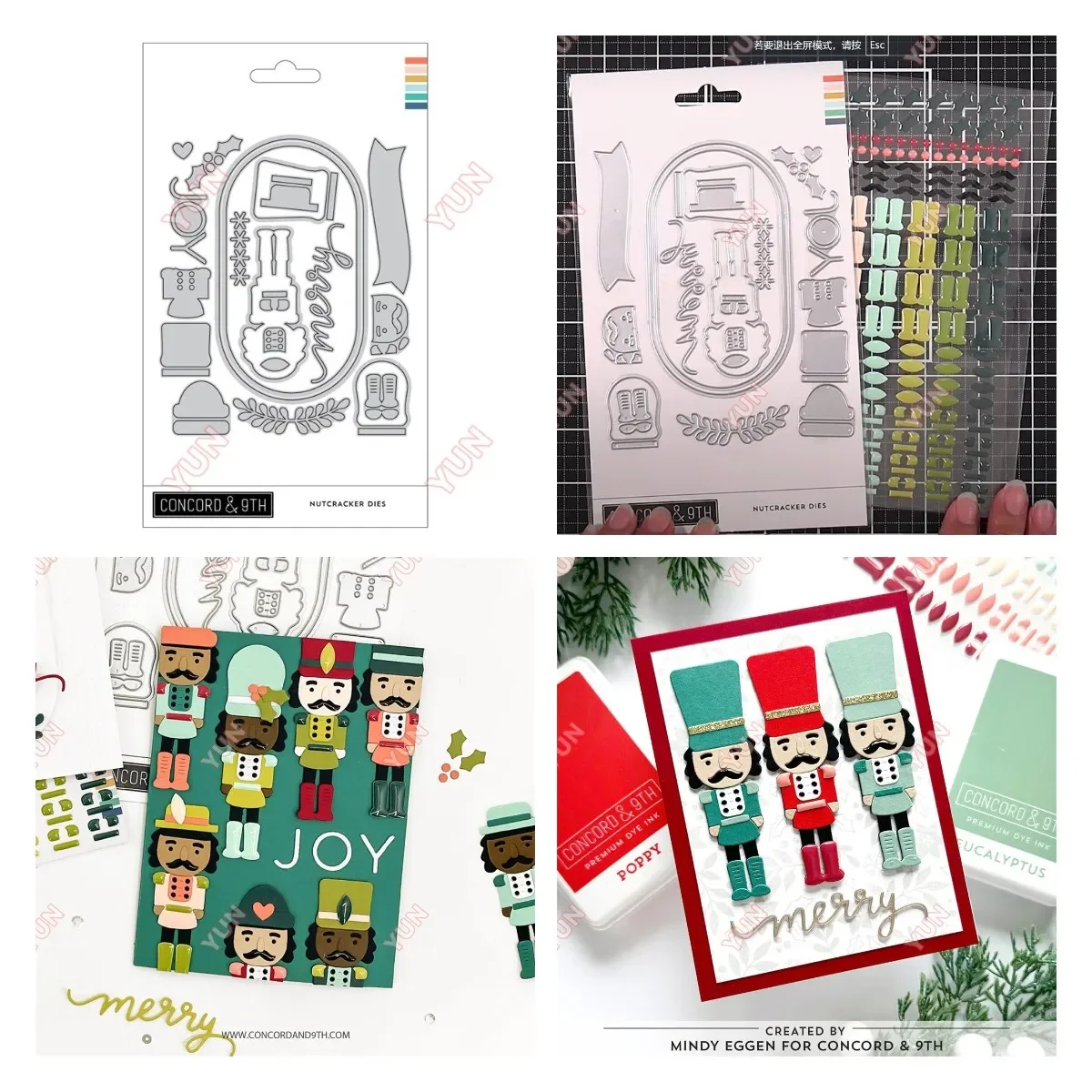 Новинка 2024 металлический штамповочный гайковерт Joy штампы трафареты домашний