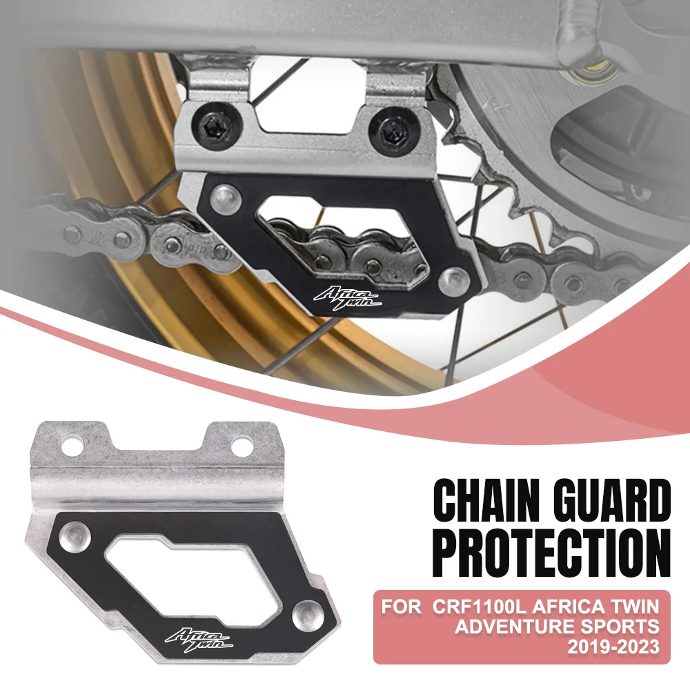 Фото 2020-2023 2024 для HONDA CRF1100L AFRICA TWIN ADVENTURE SPORTS CRF 1100L AfricaTwin DCT направляющая цепи крышка защита цепи №1