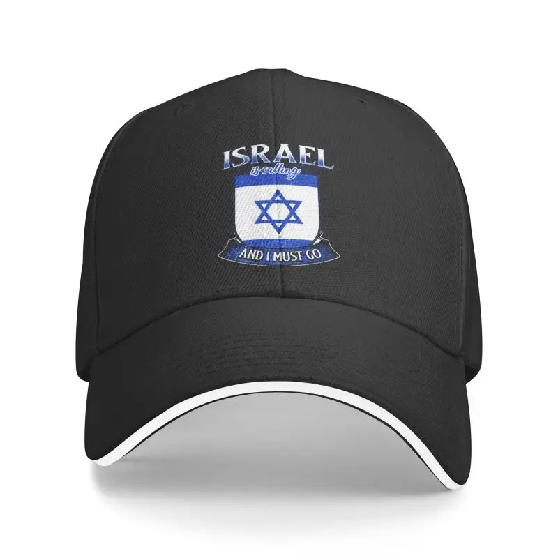 

New Custom Israel Flag Baseball Cap Sun Protection Men Women's Adjustable Israeli Is Calling Jerusalem Jewish Dad Hat Summer