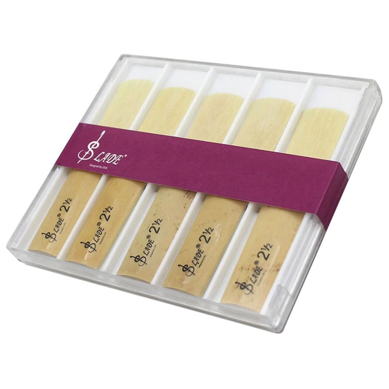 

SLADE 10Pcs/Box Slade Tenor Bb Saxophone Reeds 2-1/2 Bamboo Sax Reed Strength 2.5 Musical Instrument Parts & Accessories