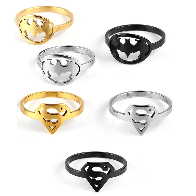 Аниме Фигурка Лиги Справедливости DC с логотипом Бэтмена Супермена кольцо полым