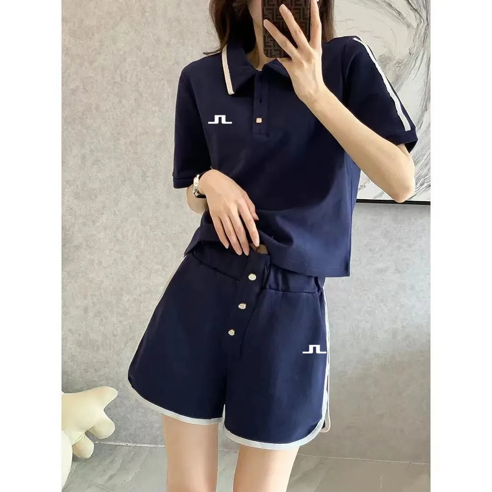 

2023 Women's Golf Clothing Golf Suit Golf Shirts Golf shorts HORSE Golf Wear New Goods 2-piece set women's golf wear summer