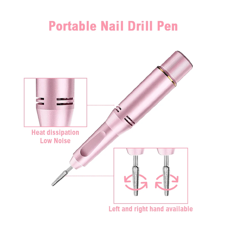 Машинка для аппаратного маникюра 30000 об./мин. USB-зарядка