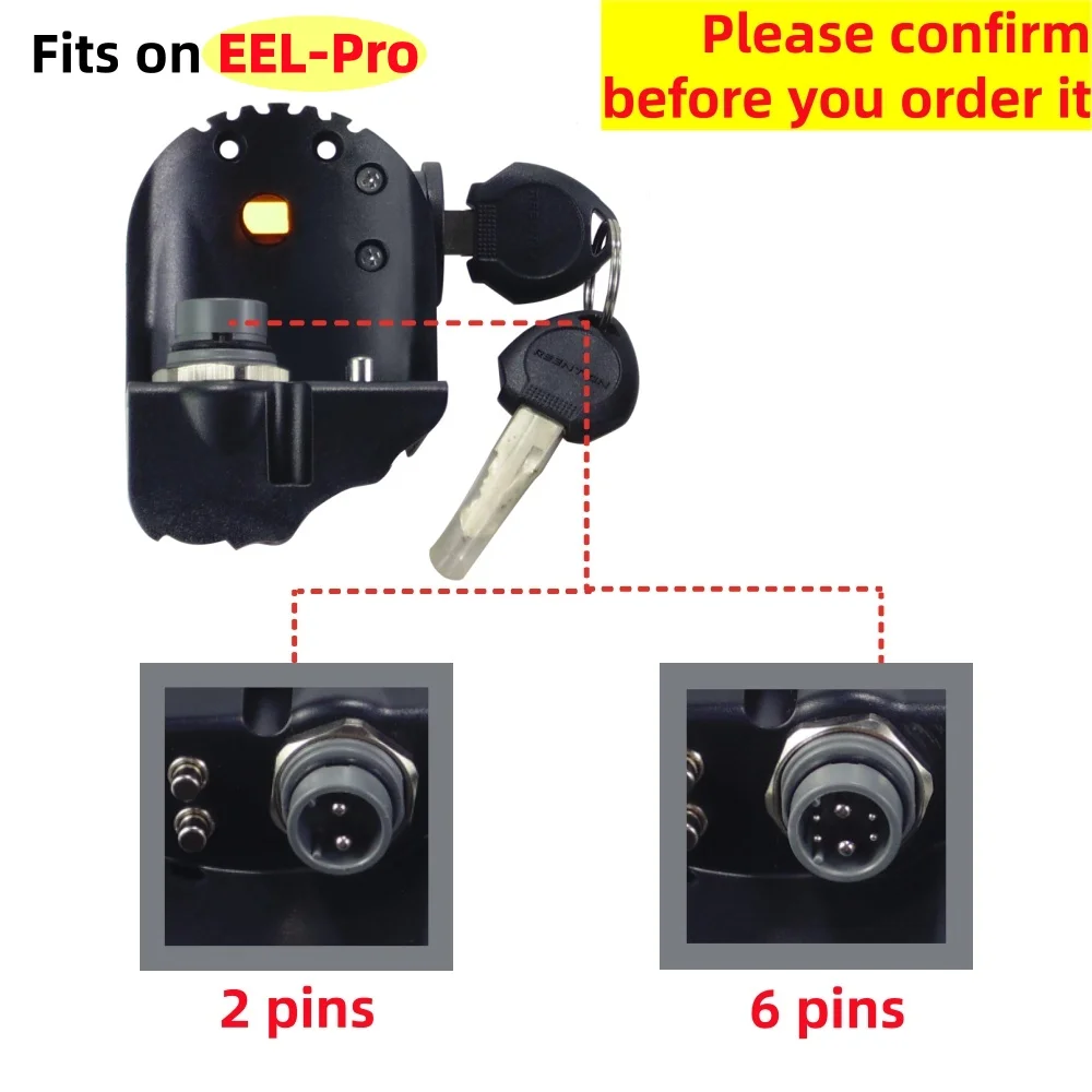 Фото Базовый держатель серии EEL для Reention EEL Pro, EEL Mini: крепление для аккумулятора, 2-контактное, 6-контактное, с фиксатором, с разъемом Bullet, с XT60 №4