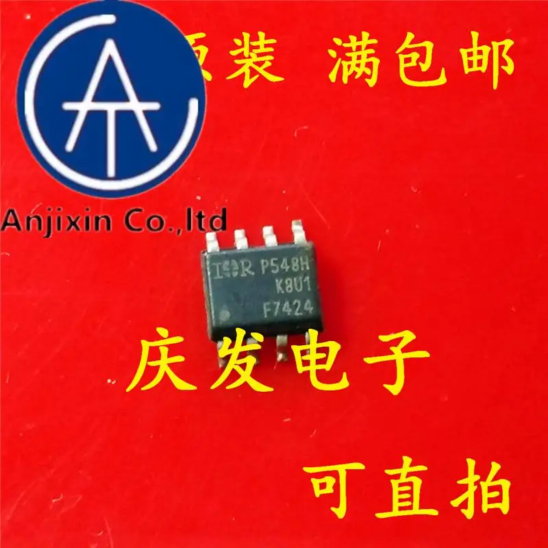 10 шт., 100% оригинальная новая фотосессия, IRF7424TRPBF IRF7424TR IRF7424 F7424 SOP8