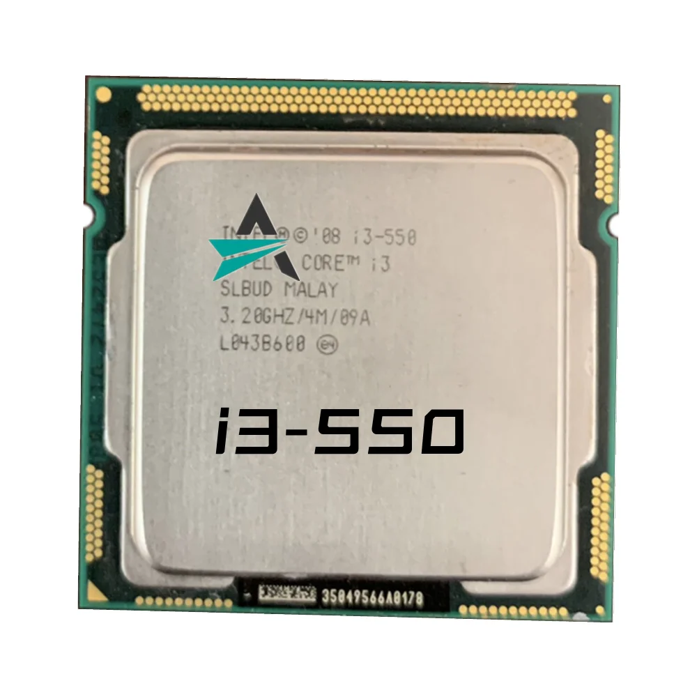 Used  Core i3 550 Processor 3.2GHz 4MB Cache LGA1156 Desktop CPU I3-550 Free Shipping