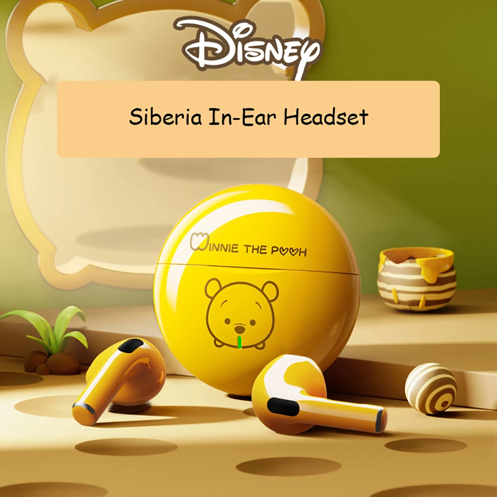 

Kawaii Disney Style Tws Earphone for Iphone Android Bluetooth 5.3 Mini Portable Siberia In-Ear Headset