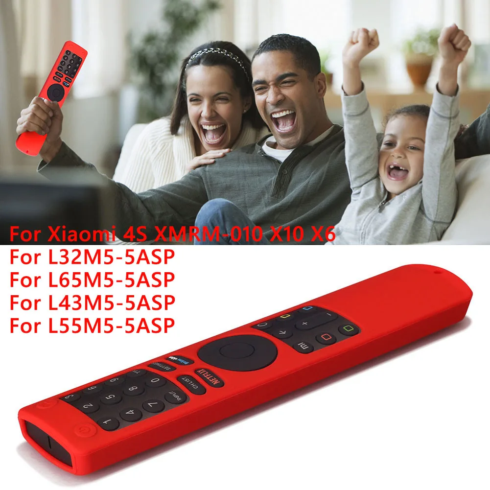 

Силиконовый чехол TV Stick с защитой от потери шнурком, Bluetooth-совместимый защитный чехол для пульта дистанционного управления для Xiaomi 4S X10