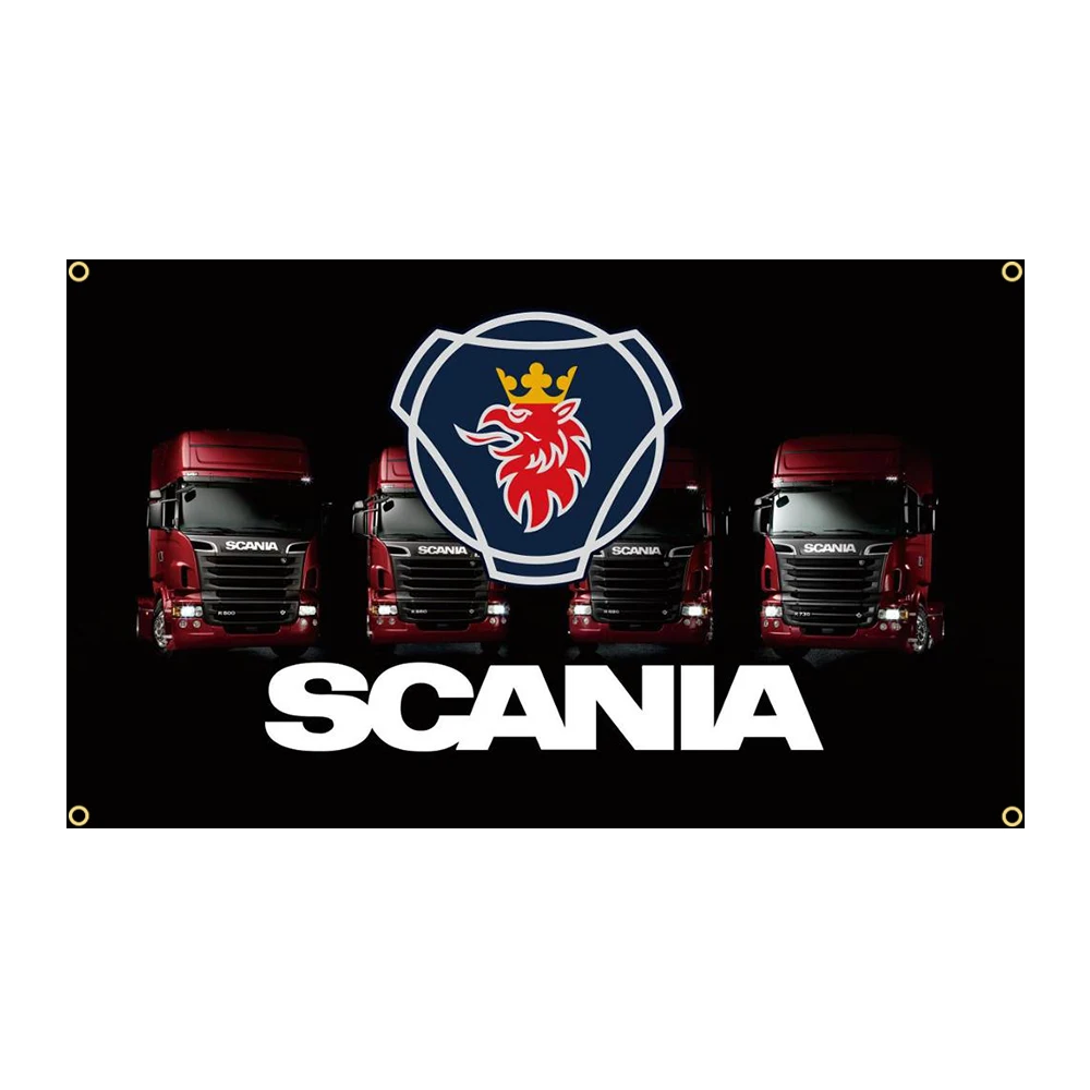 

90x150cm Sweden SAAB Scanias Truck Flag Polyester Printed Garage or Outdoor Decoration Banner Tapestry