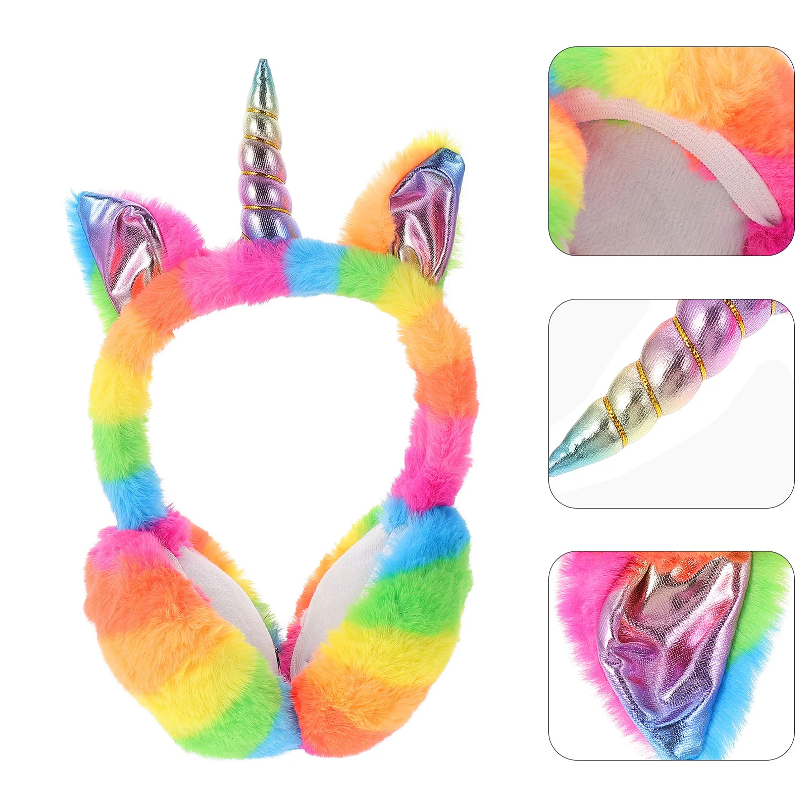 

Ear Winter Earmuffs Women Warmers Girls Earmuff Cover Warm Kids Plush Womens Foldable Portable Furry Adjustable White Men Covers